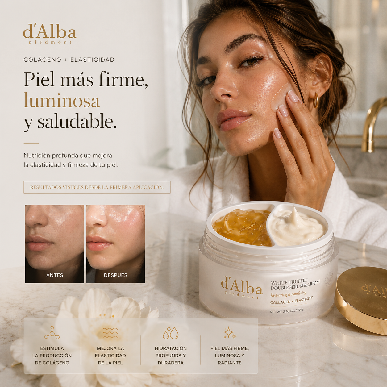 Crema-Sérum Facial · Trufa Blanca 70g