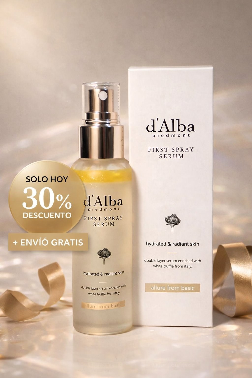 Bruma Facial Trufa Blanca - 30% descuento + envío gratis